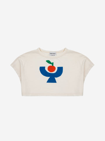 Kids Cropped T-Shirt | Tomato Plate