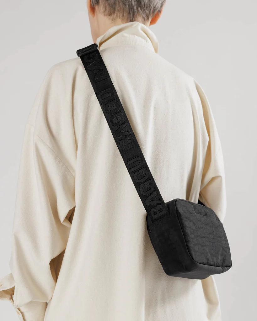 Baggu crossbody top purse black