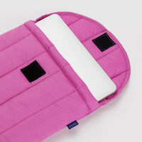 13"/14" Puffy Laptop Sleeve | Extra Pink