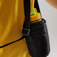 Puffy Water Bottle Sling | Black