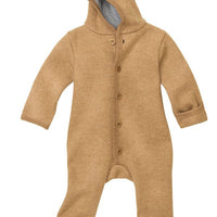 Boiled Wool Baby Overall | Caramel