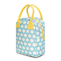 Zipper Lunch Bag | Dot Blue
