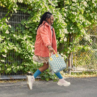 Zipper Lunch Bag | Dot Blue