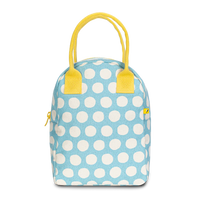 Zipper Lunch Bag | Dot Blue