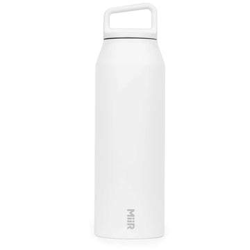 42oz Wide Mouth Insulated Water Bottle | White