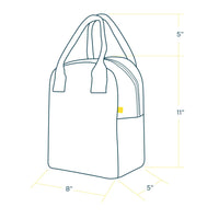 Zipper Lunch Bag | Black