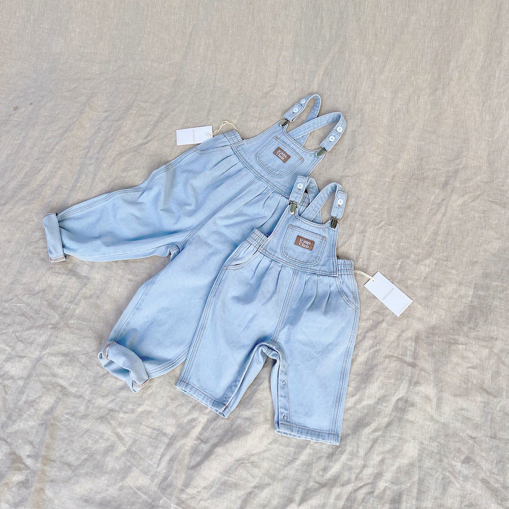 TWIN COLLECTIVE Bowie Bubble Overall | Rebel Blue – Little Minimalist