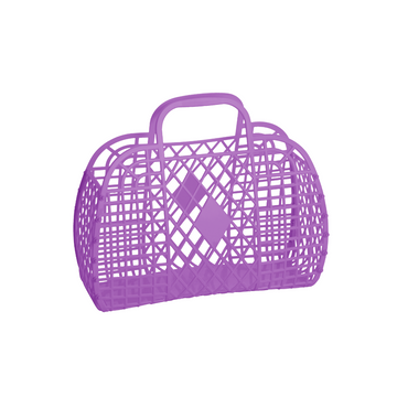 Small Retro Basket | Purple