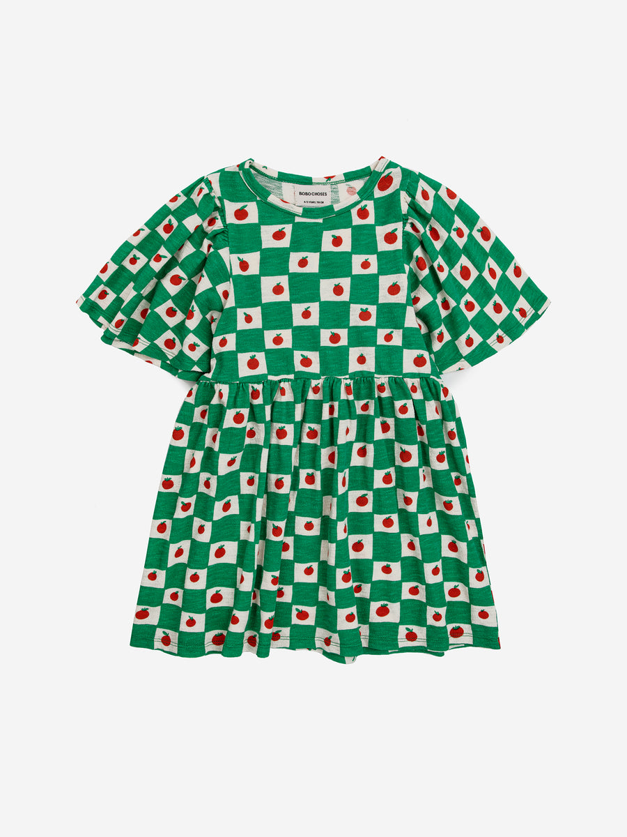 Kids Ruffle Sleeve Dress | Tomatoes