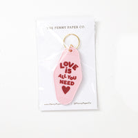 Motel Keychain | Love Is All You Need