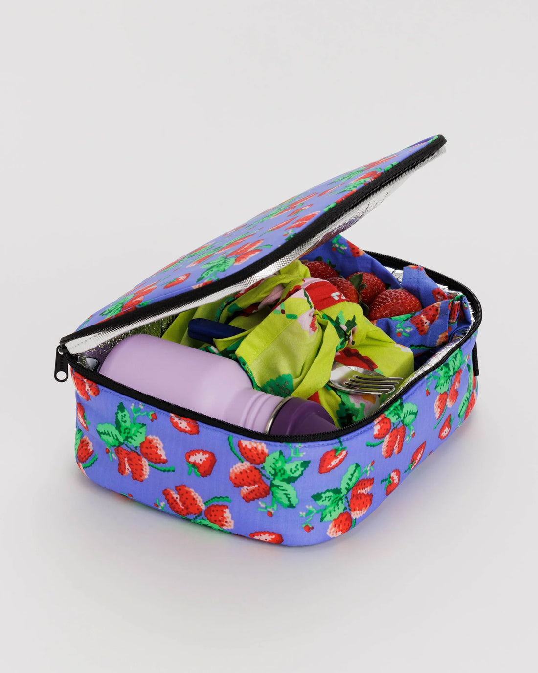 Puffy Insulated Lunch Box | Wild Strawberries