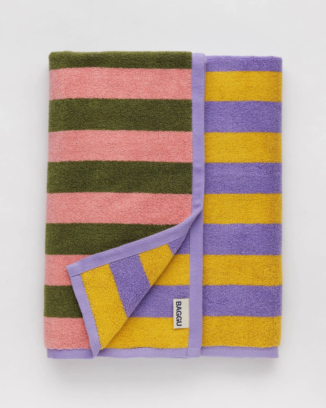 Bath Towel | Sunset Quilt Stripe
