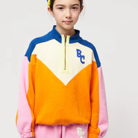 Kids BC Zipped Sweatshirt | Colourblock