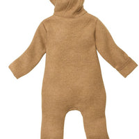 Boiled Wool Baby Overall | Caramel