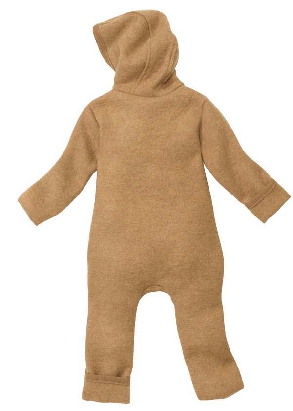 Boiled Wool Baby Overall | Caramel