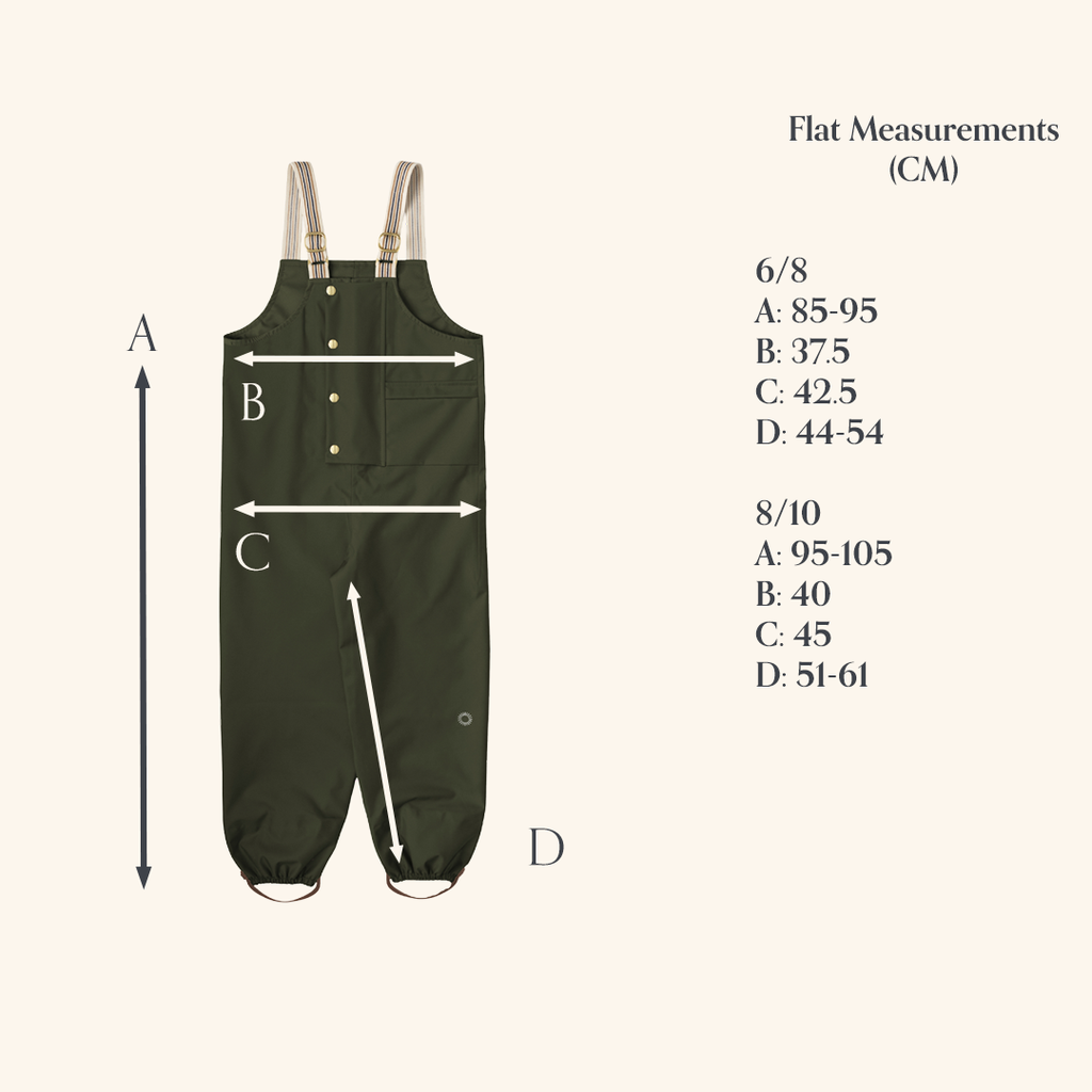 The Dungaree Rain Pants | Rosemary