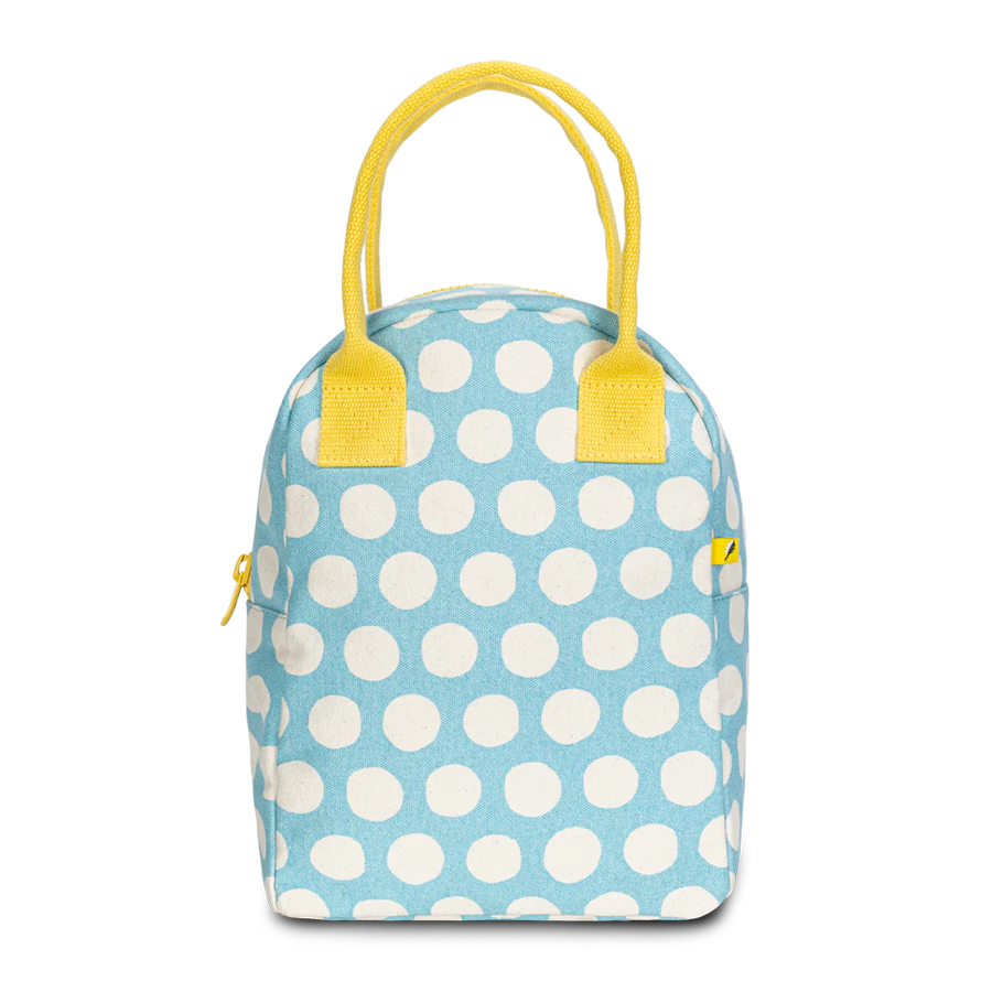 Zipper Lunch Bag | Dot Blue