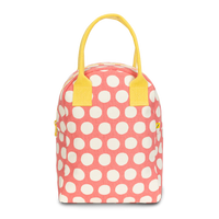 Zipper Lunch Bag | Dot Pink