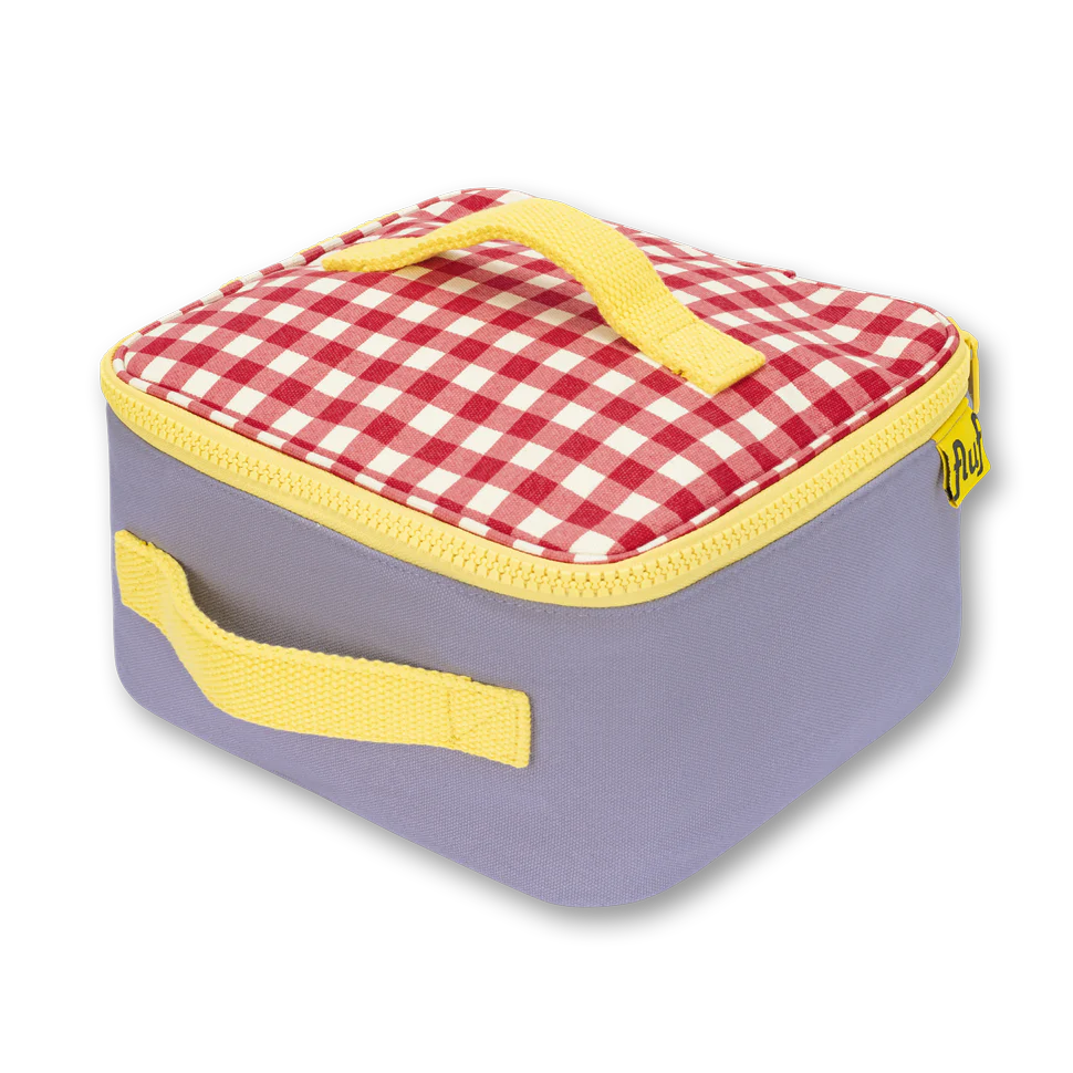 Square Lunch Bag | Gingham Red