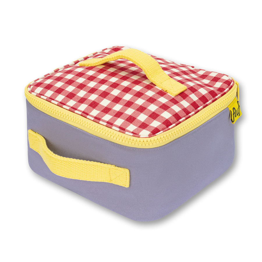 Square Lunch Bag | Gingham Red