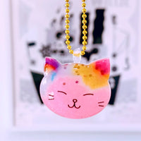 Glitter Cat Kids Necklace