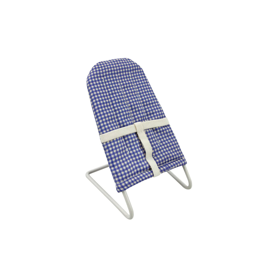Pocket Bouncy Chair | Blue Vichy