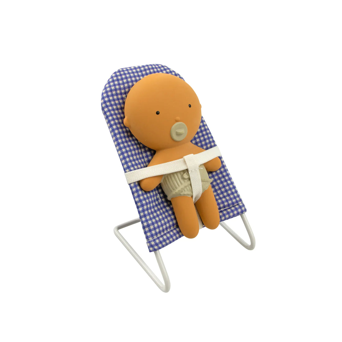 Pocket Bouncy Chair | Blue Vichy