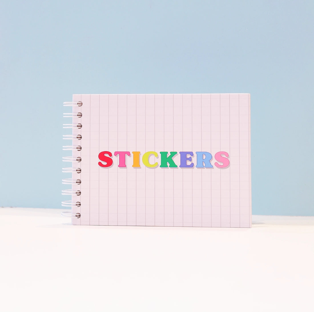 Hardcover Sticker Book | Grid