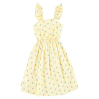 Long Dress | Yellow Stripes / Flowers