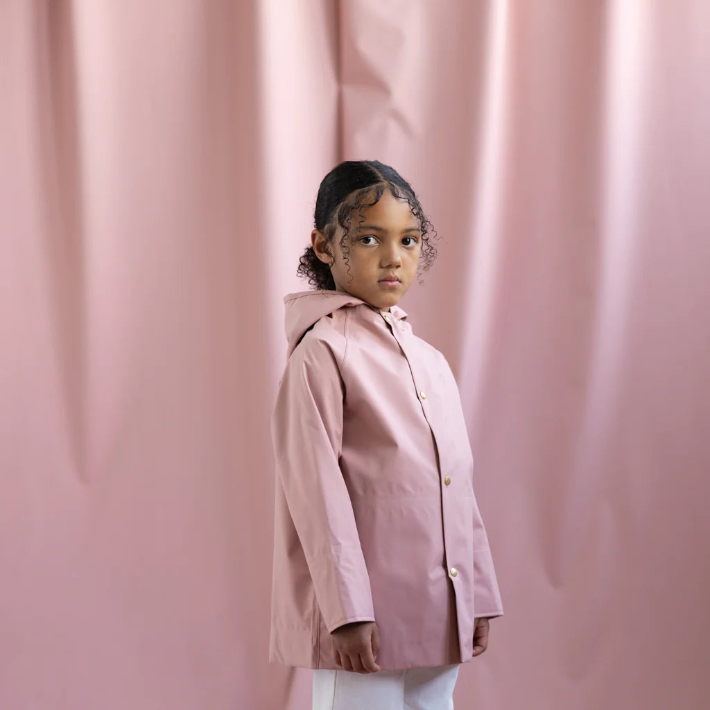 The Midi Rain Coat | Crab Apple
