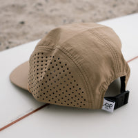 Nylon Five-Panel Hat | Tan