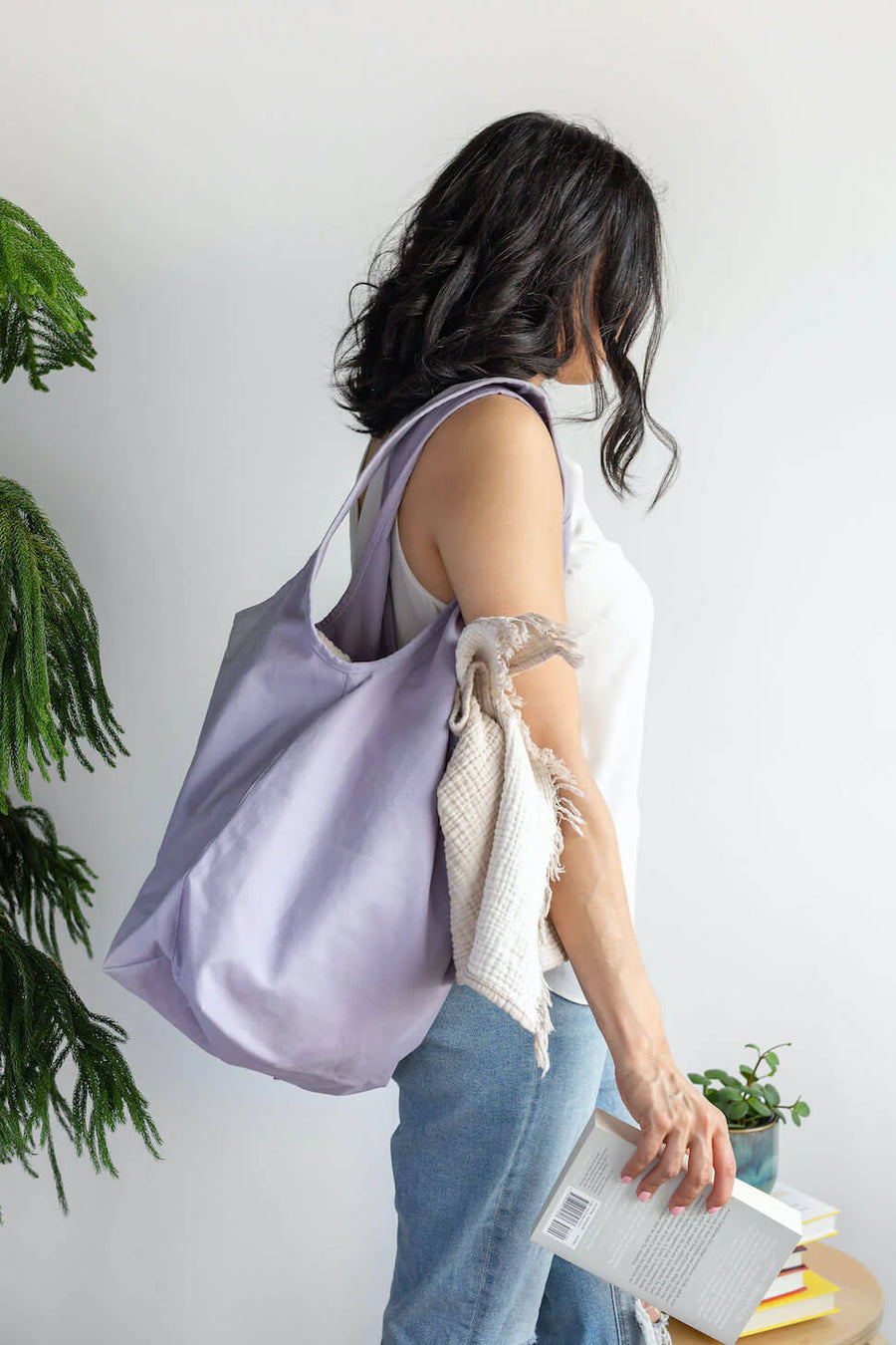 Slouchy Tote | Lavender
