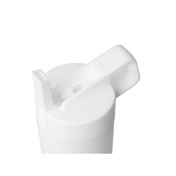 Leakproof Straw Lid for Wide Mouth Bottles | White