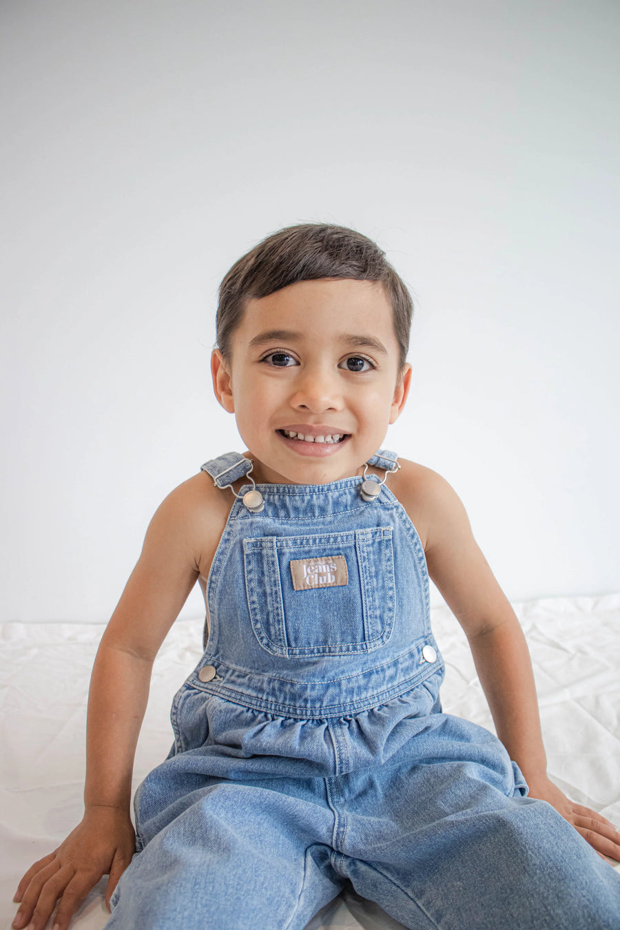 TWIN COLLECTIVE Kids Overalls | TRade Blue – Little Minimalist