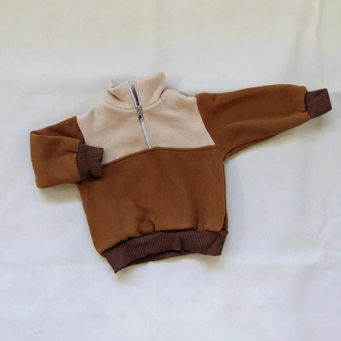 Vida Zip Jumper | Toffee