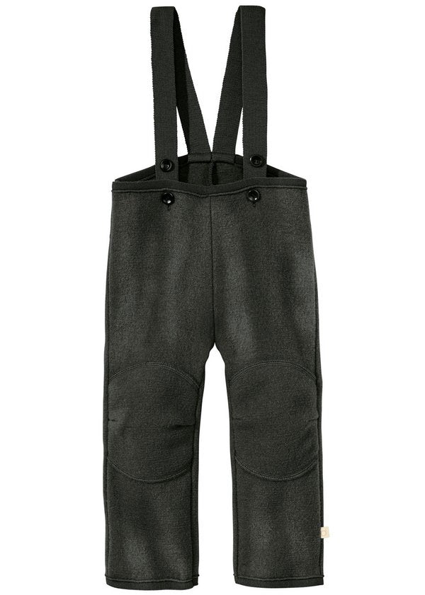 Boiled Wool Trousers | Anthracite