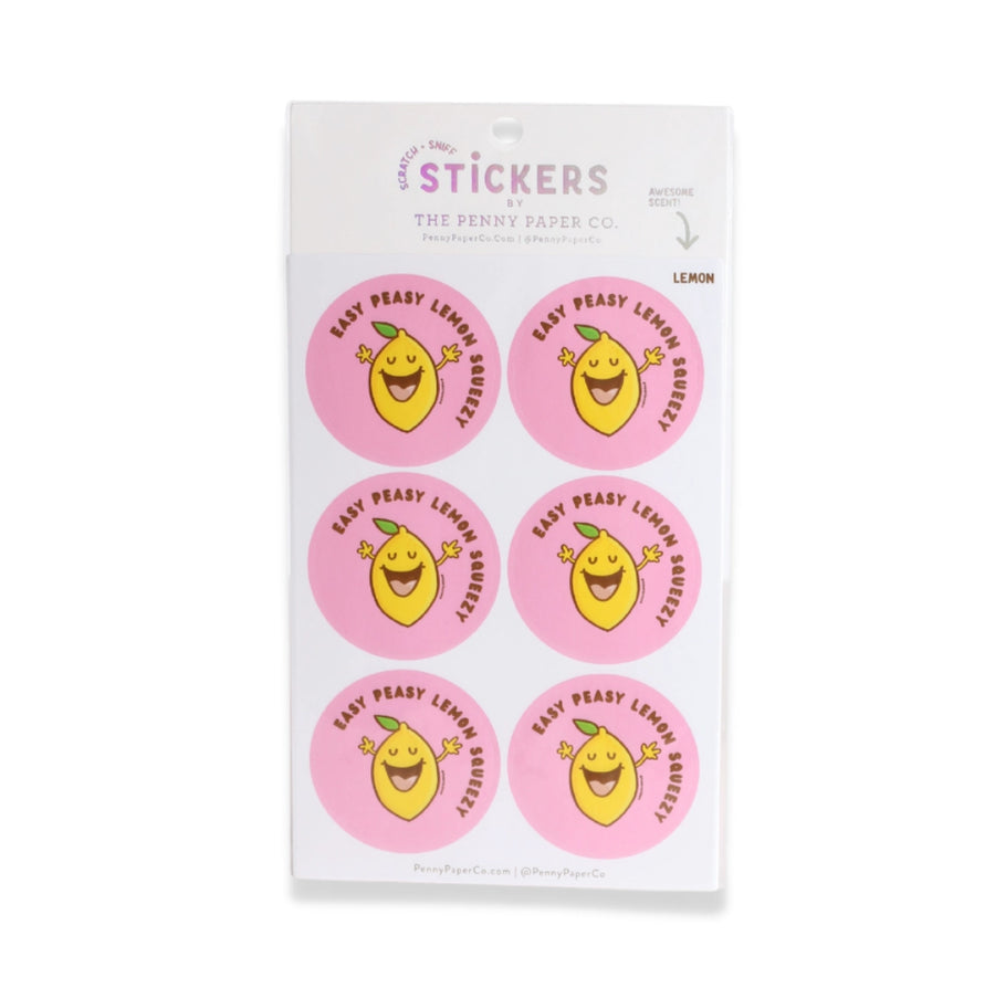 Scratch & Sniff Stickers | Lemon Squeezy