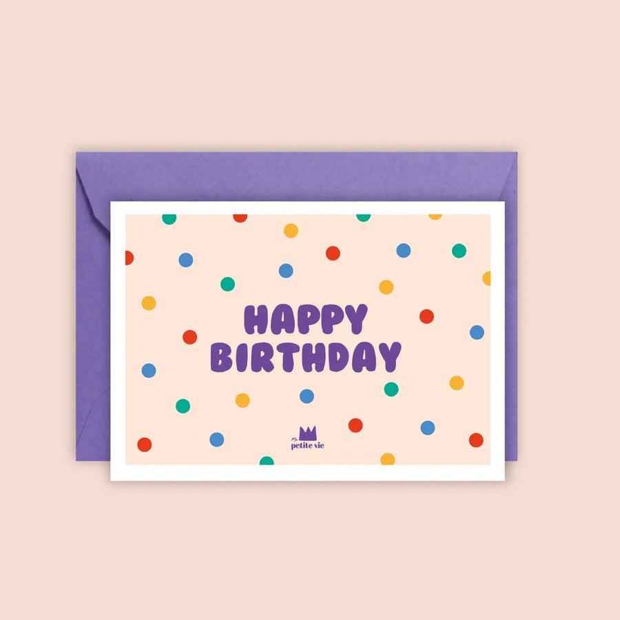 Carte de joyeux anniversaire | Confettis