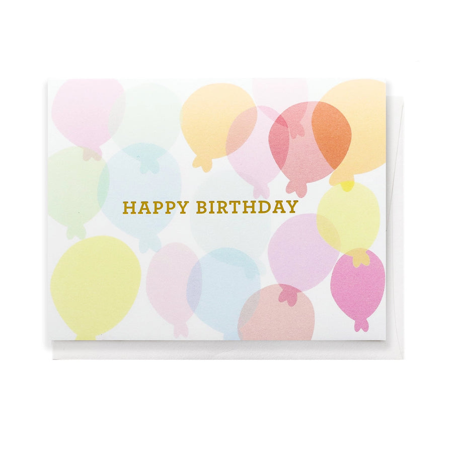 Greeting Card | Happy Birthday Balloons