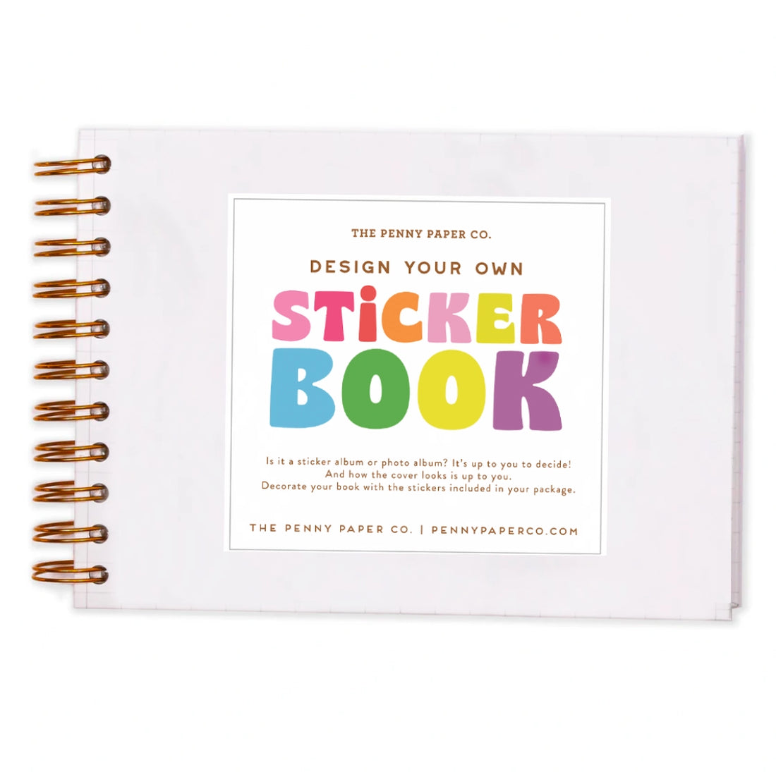 Hardcover Sticker Book | Design Your Own