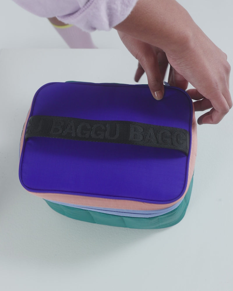 Puffy Insulated Lunch Bag | Stripe Mix