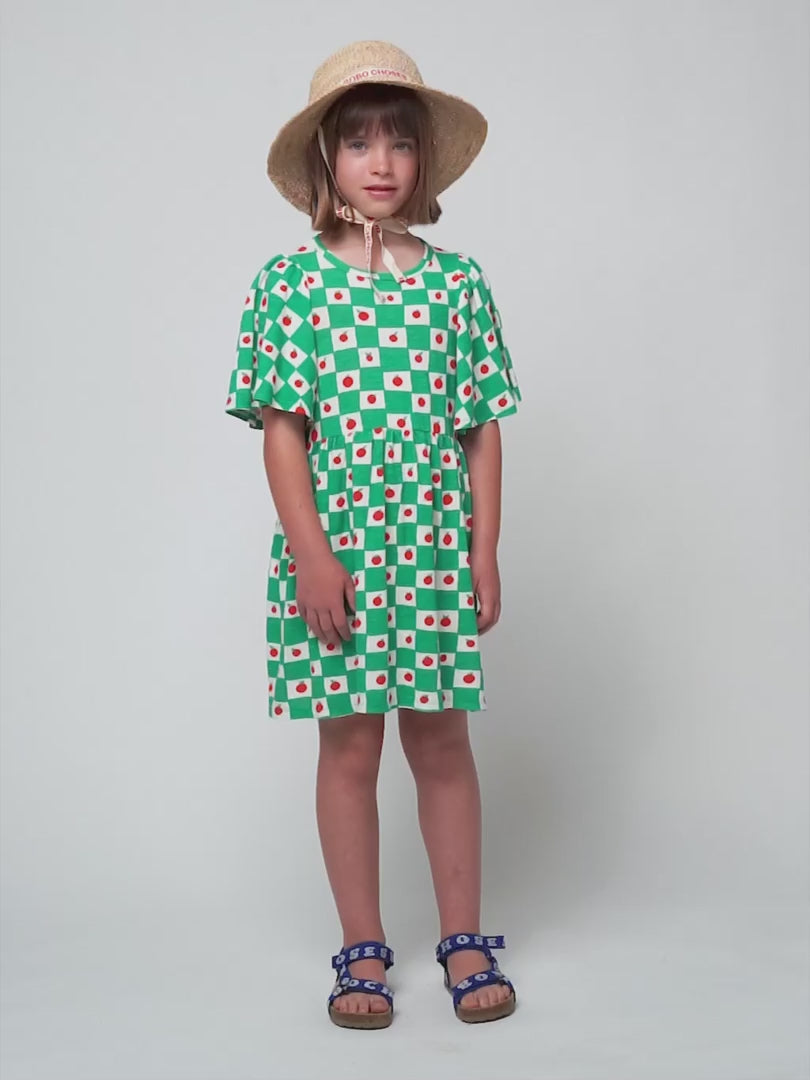 Kids Ruffle Sleeve Dress | Tomatoes