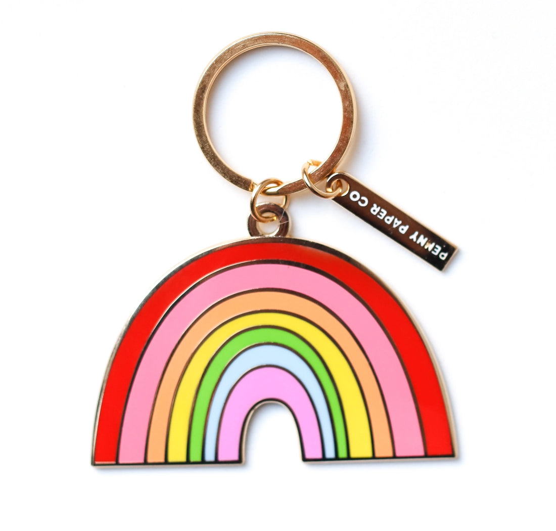 Enamel Keychain | Rainbow