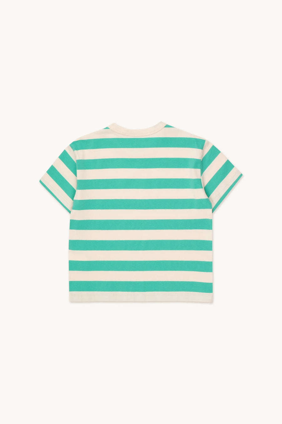 Stripes Tee | Light Cream / Emerald