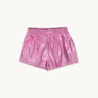 Shiny Shorts | Metallic Pink