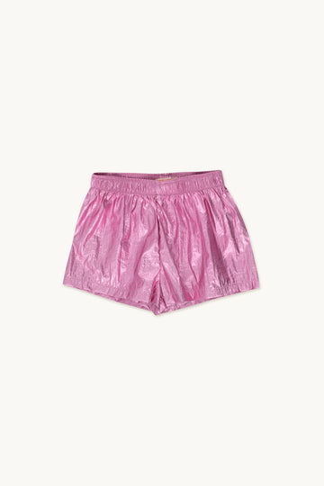 Shiny Shorts | Metallic Pink