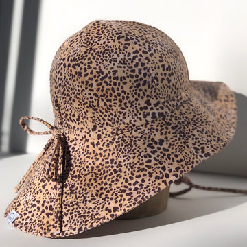 Swim Floppy Hat | Leopard