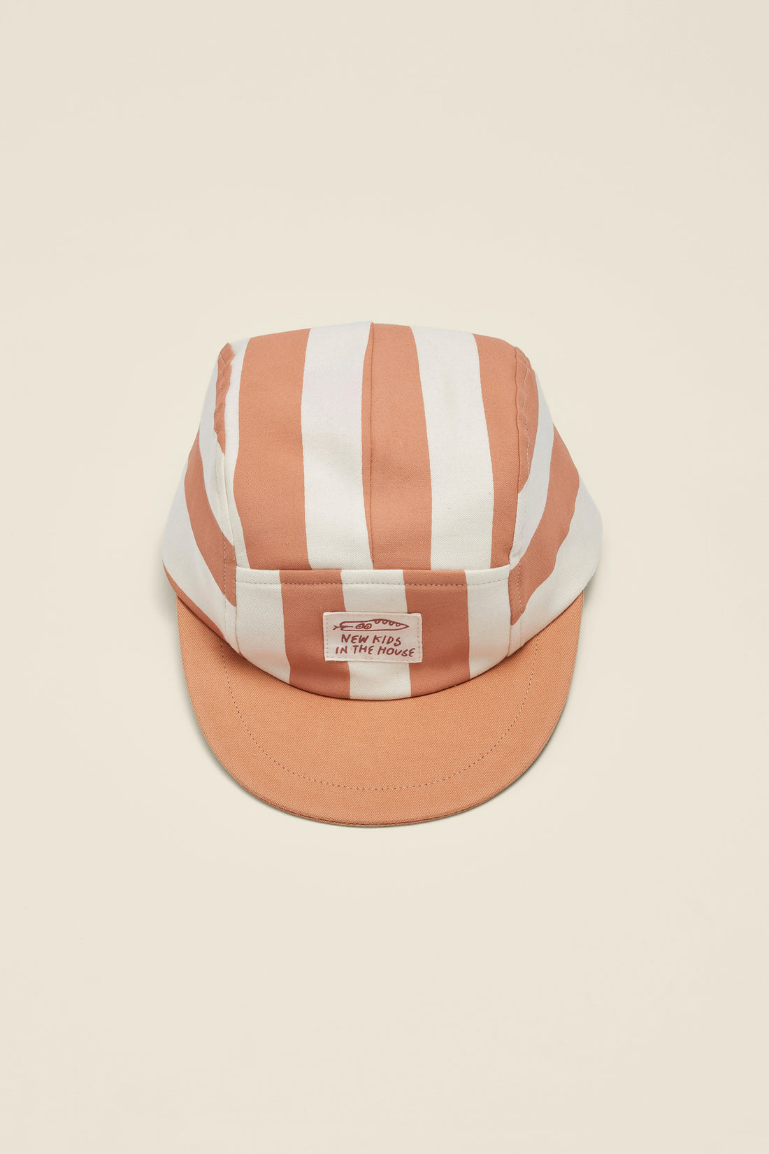 Calvin 5-Panel Cap | Cinnamon Stripes