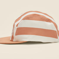 Calvin 5-Panel Cap | Cinnamon Stripes