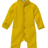Boiled Wool Baby Overall | Curry